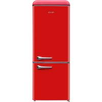 Kühl-gefrier-kombination Ceem Bfr 210 - Rot, Basics, Metall (54,5/149,5/58cm) - CEEM