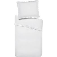 POVLEČENÍ Ruschen, 70/90 140/200cm - bílá, Romantický / Rustikální, textil (140/200cm) - Zandiara