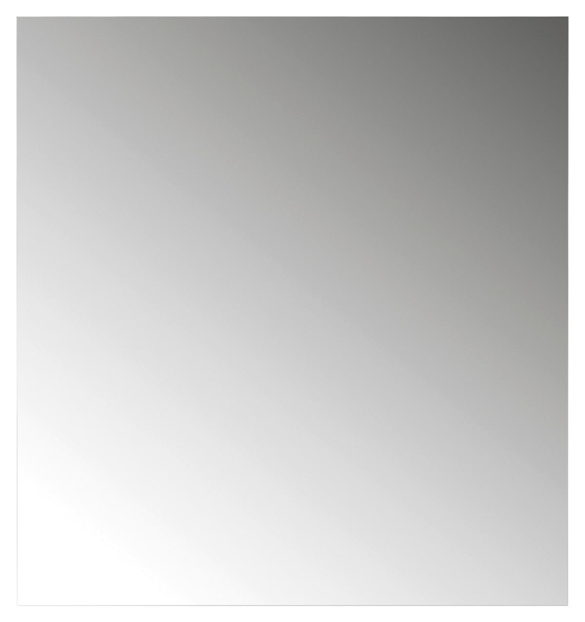 Wandspiegel Rimini Rechteckig 75x80 cm ohne Rahmen - Graphitfarben, Design, Glas/Holzwerkstoff (75/80/3cm) - Germania