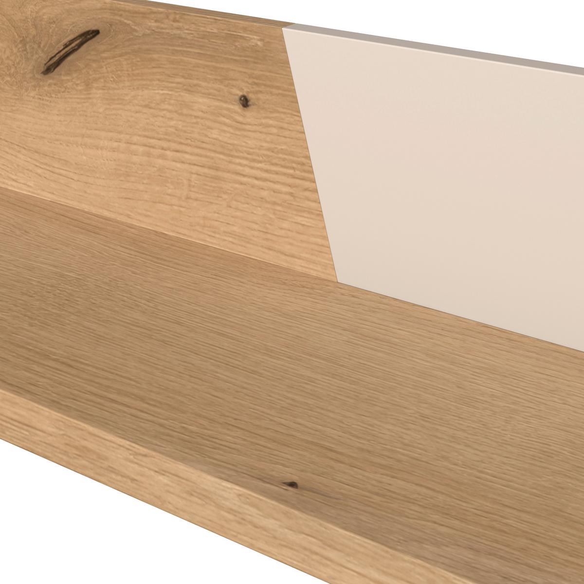 Wandboard Venedig NEW Kaschmir/Eichefarben B: 140 cm - Kaschmir/Eichefarben, MODERN, Holzwerkstoff (140/23/22cm)