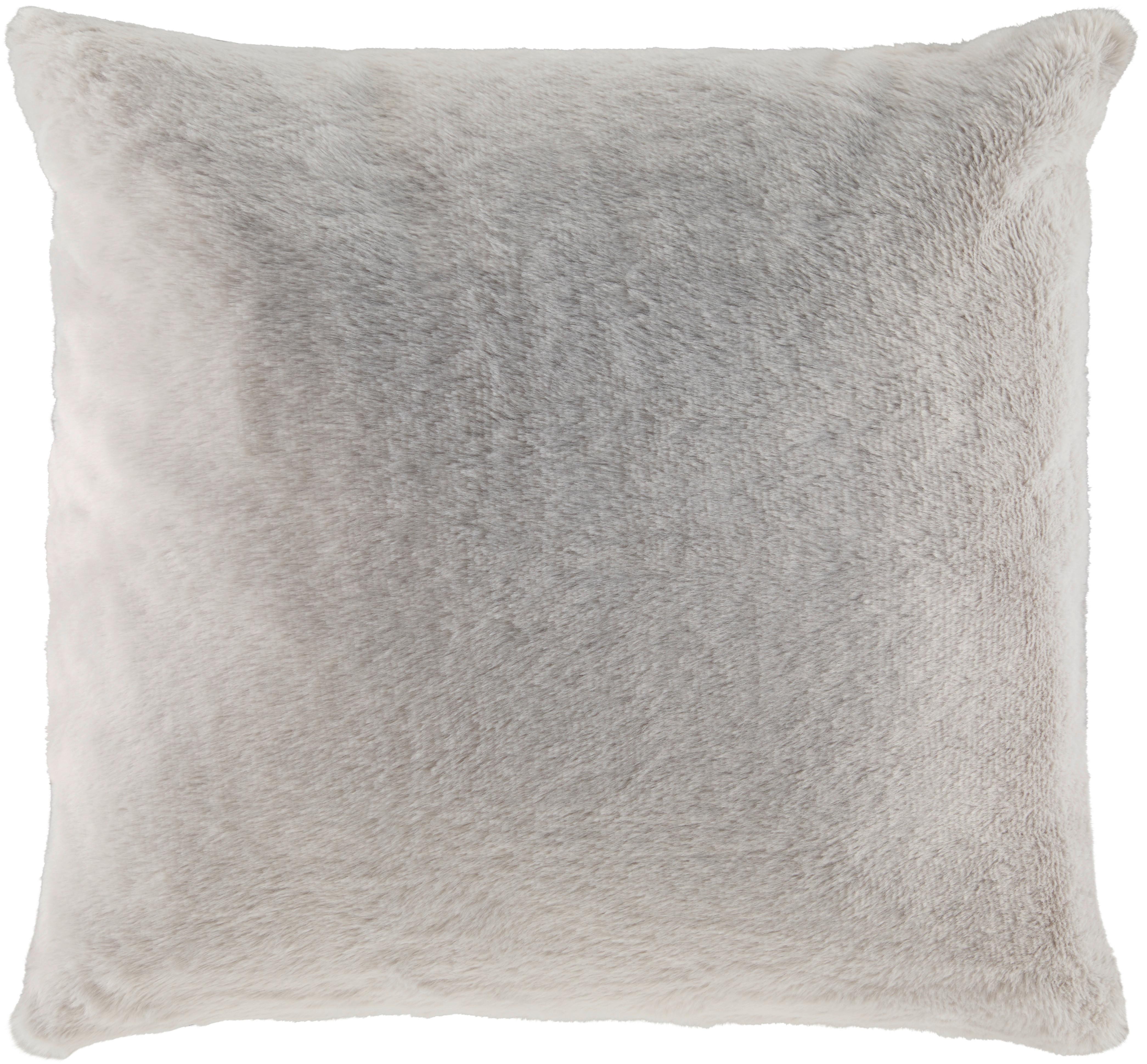 Zierkissen Cozy - Anthrazit/Silberfarben, MODERN, Textil (45/45cm) - Luca Bessoni