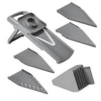 Gemüseschneiderset Marissa - Grau, Basics, Kunststoff/Metall (35/13/16cm) - Metaltex