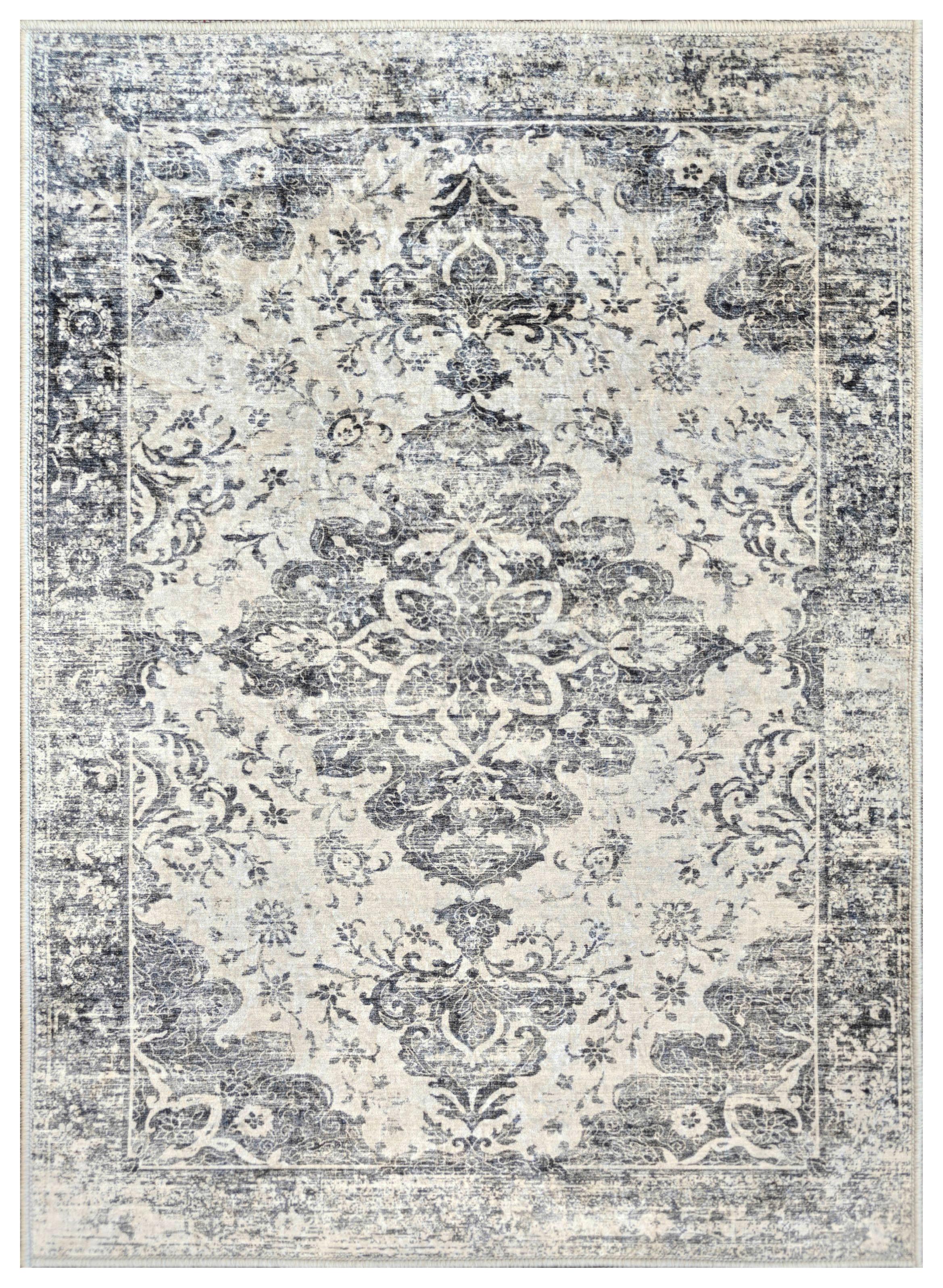 Teppich Nura - Grau, MODERN, Textil (120/170cm) - Ondega