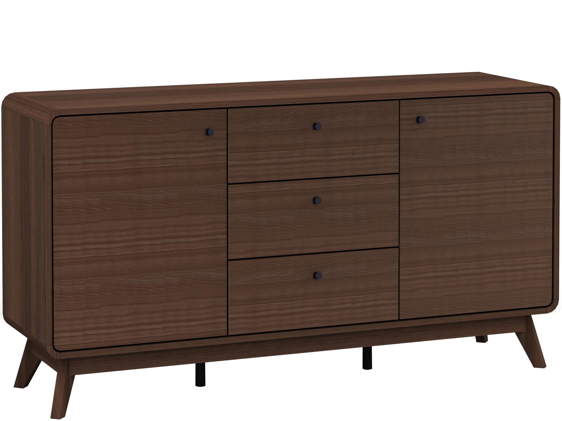 Sideboard Cassie Walnuss Dekor B 140 Cm - Walnussfarben, Design, Holz/Holzwerkstoff (140/75/39cm) - MID.YOU