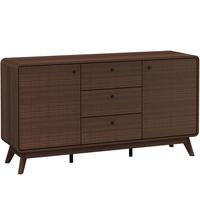 Sideboard Cassie Walnuss Dekor B 140 cm - Walnussfarben, Design, Holz/Holzwerkstoff (140/75/39cm) - MID.YOU