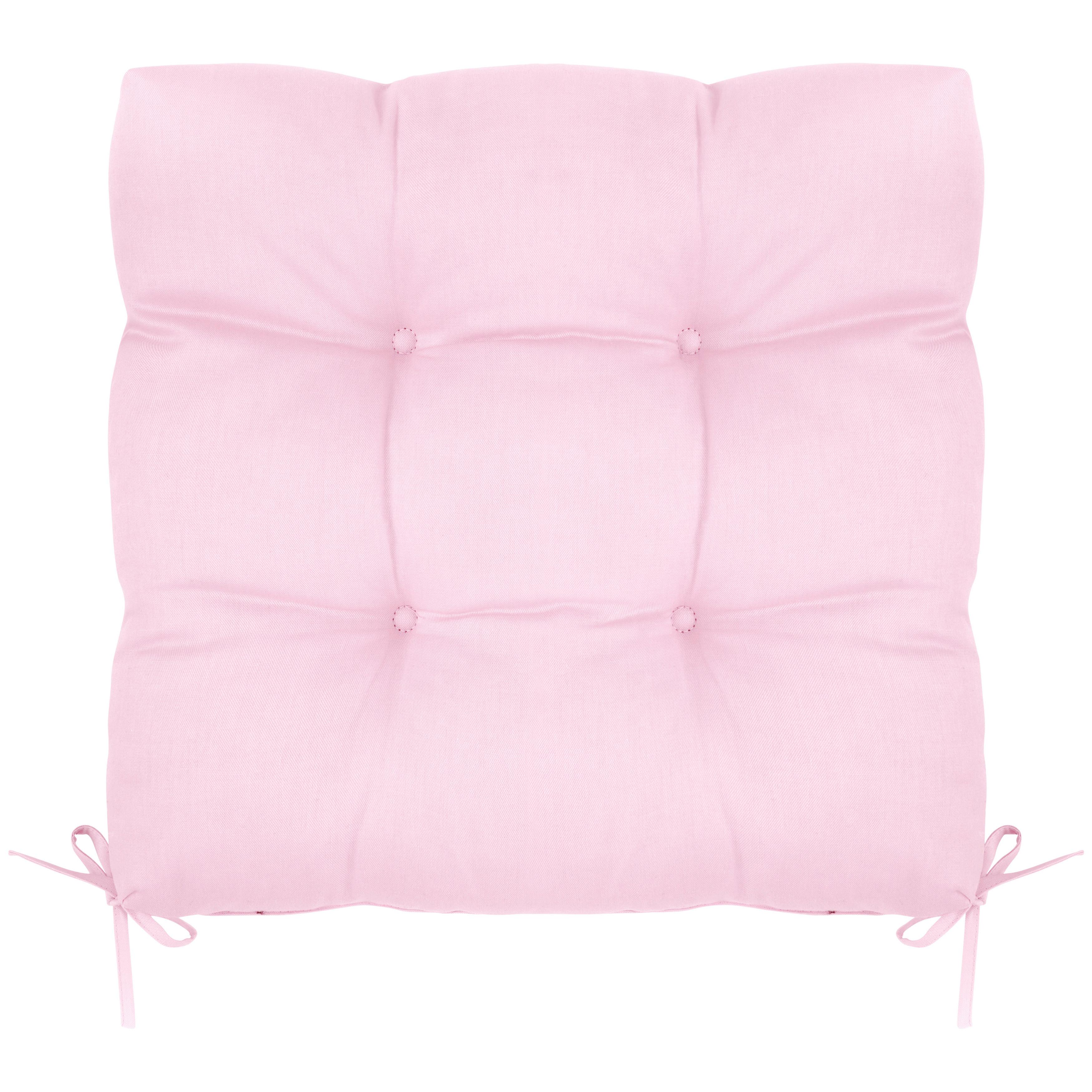 Sedací polštář Elli, ca 40/40/7cm, šeříková - šeříková, Konvenční, textil (40/40/7cm) - Mömax