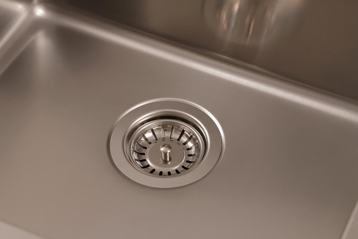 Spüle Respekta Inox Edelstahl Bxt: 49x44 Cm - Edelstahlfarben, Trend, Metall (49/22,5/44cm) - Respekta
