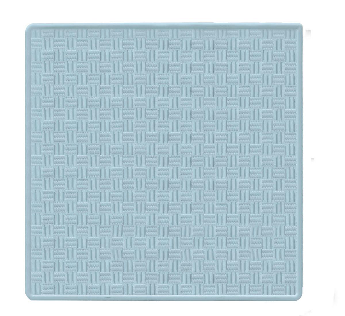 Duscheinlage Ruby 53x53 cm Pastellblau - Pastellblau, Basics, Naturmaterialien (53/53cm) - Kleine Wolke