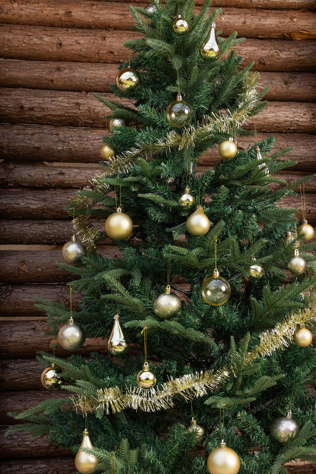 Karácsonyfa Kb. 150cm - zöld, Konventionell, műanyag/fém (150cm) - Luca Bessoni