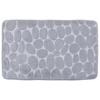 Fürdőszobaszőnyeg Stone Kb. 50/80cm - ezüst, Modern, textil (50/80cm) - Luca Bessoni