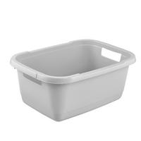 Ruháskosár Aenna - szürke, Basics, műanyag (55/40/23cm)