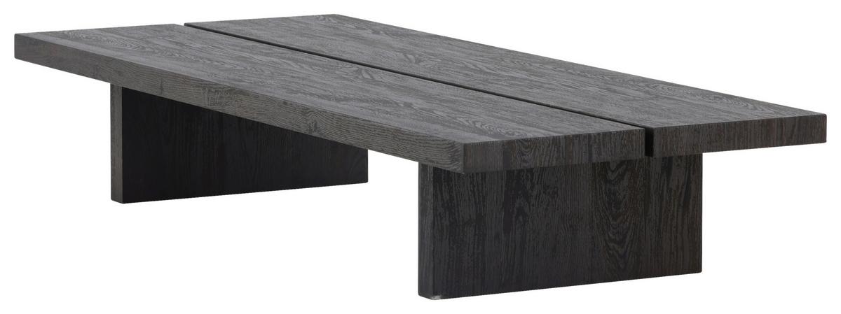 Couchtisch Lancester - Schwarz, Design, Holz (140/60/25cm) - Livetastic