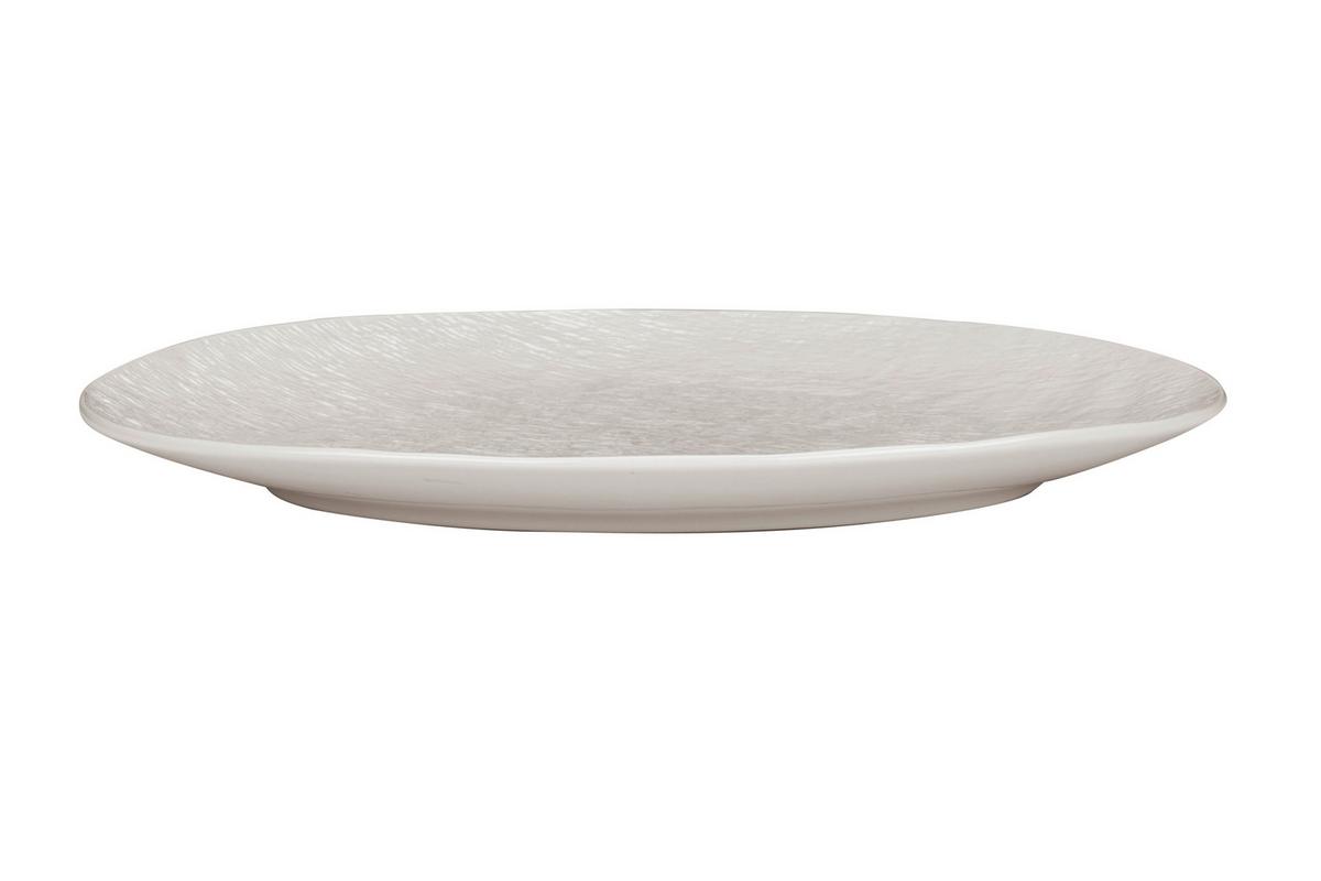MĚLKÝ TALÍŘ HARUKI - bílá, Moderní, keramika (28/24,8/2,5cm) - Mömax