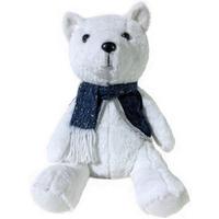 Dekobär Fred - Blau/Schwarz, KONVENTIONELL, Kunststoff/Textil (22/22/30.5cm) - Luca Bessoni
