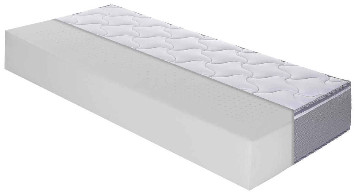 Viscomatratze Boxlike 30 Air - Hellgrau/Weiß, Basics, Textil (90/200cm) - MID.YOU