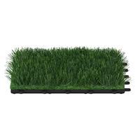 Teraszlap Gras 30x30 Cm - fekete/zöld, Modern, műanyag (30/30/2,4cm) - Best Price