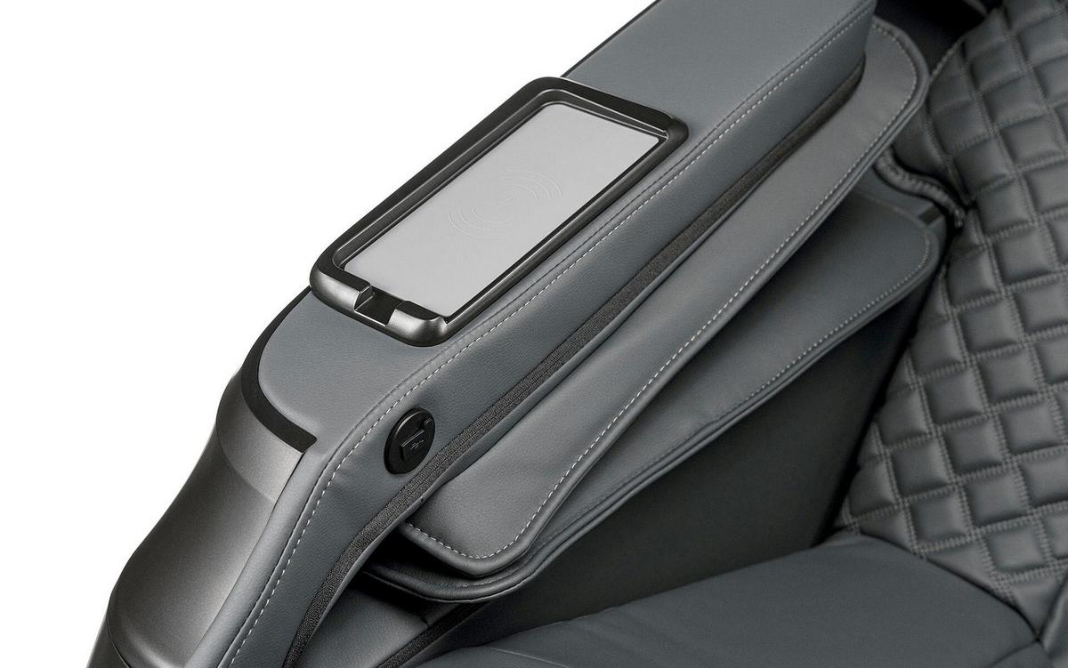 MASSAGESESSEL Schwarz B: 76cm - Schwarz, Basics, Kunststoff/Textil (76/113/155-175cm) - iRest