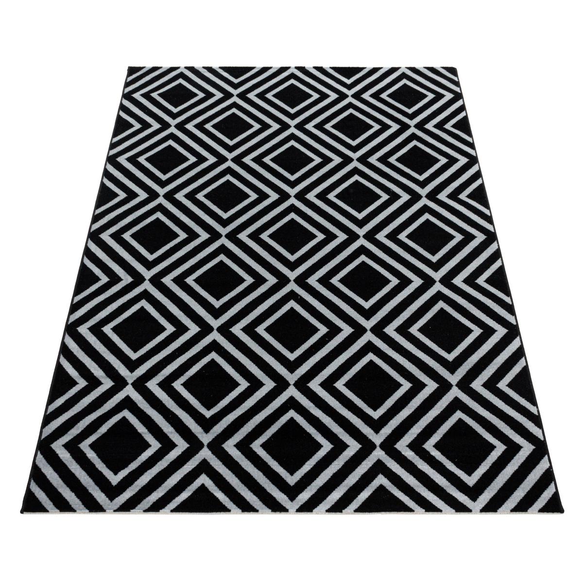 TKANÝ KOBEREC Costa, 160/230cm, černá - černá, Design, textil (160/230cm)