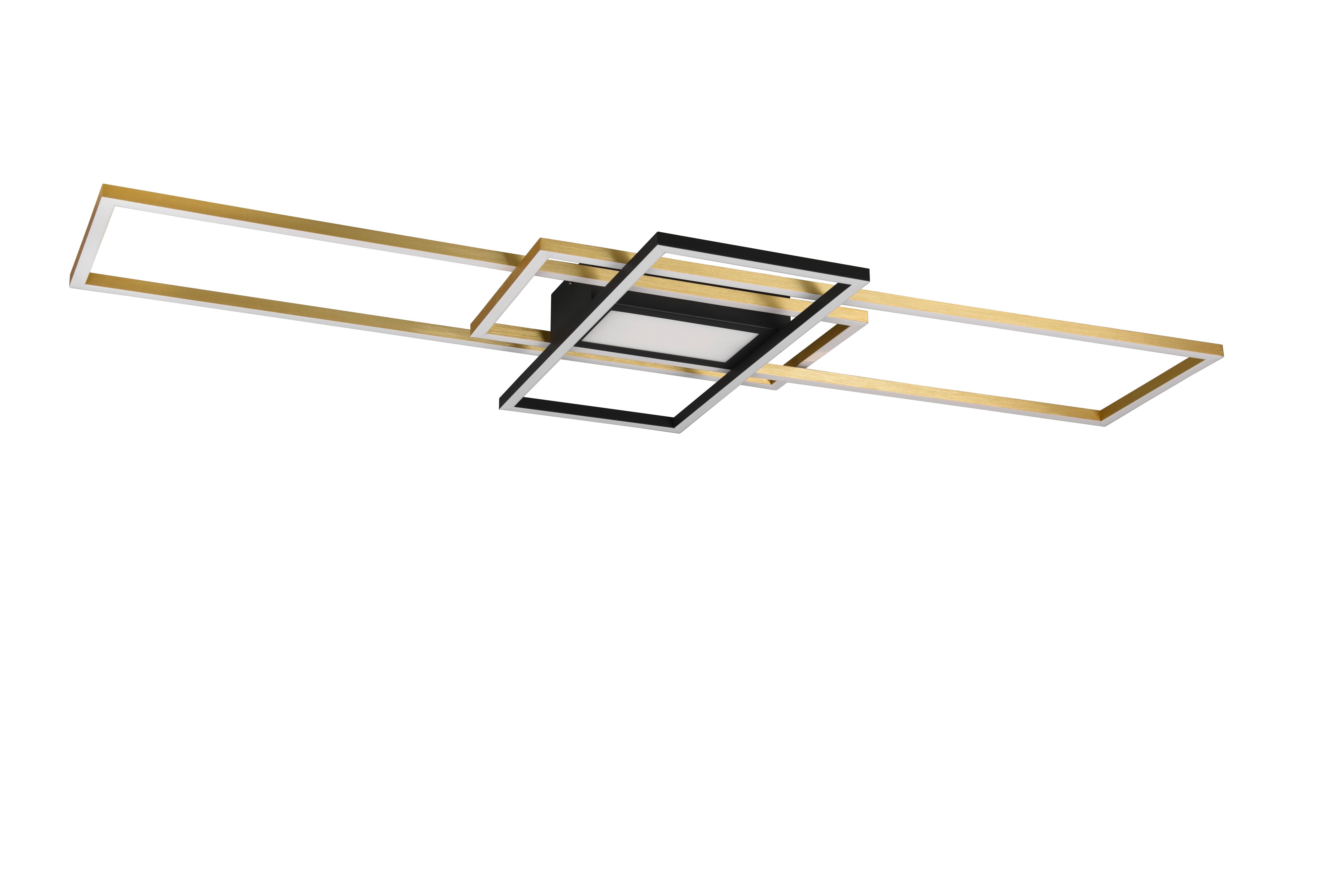Led-deckenleuchte 620010408 Irvine - Messingfarben, Design, Metall (105/6,5/42cm) - Trio Leuchten