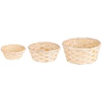 Sada košů PETER - přírodní barvy, přírodní materiály - Mömax