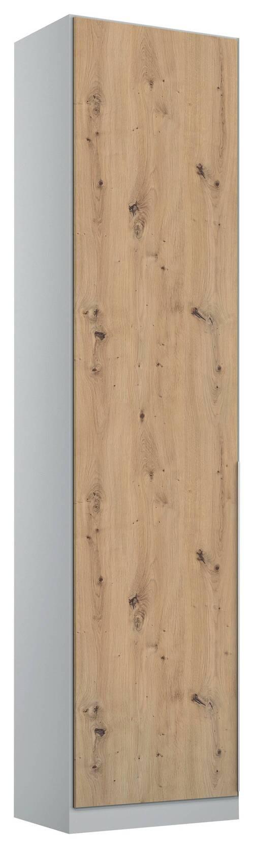 Drehtürenschrank Alabama Extra Hellgrau B: 47 cm - Hellgrau/Eiche Artisan, MODERN, Holzwerkstoff (47/229/54cm)