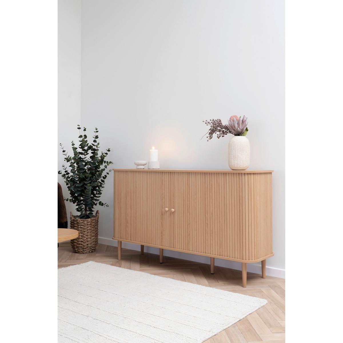 Sideboard Nikko Echtholz Kiefer B: 140cm - Naturfarben, Design, Holz/Holzwerkstoff (140/79/40cm) - MID.YOU