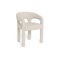 Židle s područkami Cole, béžová - béžová, Moderní, kov/textil (58/76/55cm) - MID.YOU