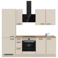 Küchenleerblock Easytouch High-Line, H2 Links - Sandfarben/Eichefarben, MODERN, Holzwerkstoff (240cm) - Nobilia