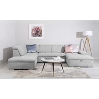 Wohnlandschaft Ramzes Hellgrau U: 215x328x173 cm - Hellgrau/Grau, Design, Textil (215/328/173cm) - MID.YOU