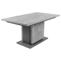 Esstisch Ausziehbar Britta 160-215x90 Cm Grau - Anthrazit/Grau, MODERN, Holzwerkstoff (160-215/90/75cm) - MID.YOU