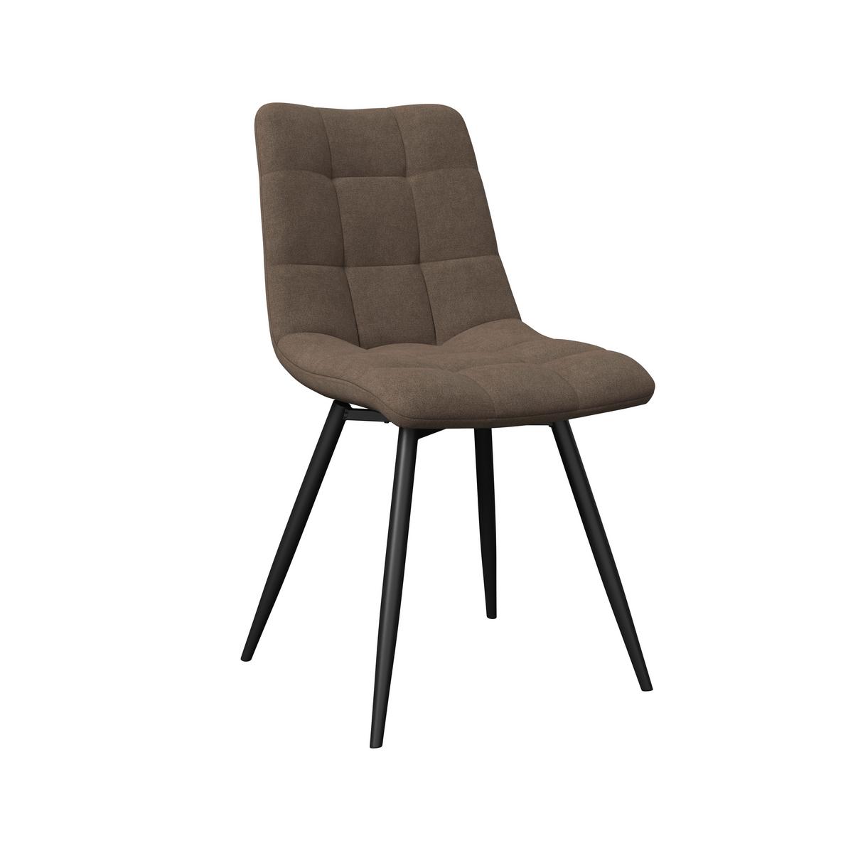 STOLIČKA SURI - hnedá/čierna, Modern, kov/drevo (46/88/62cm) - Bessagi Home