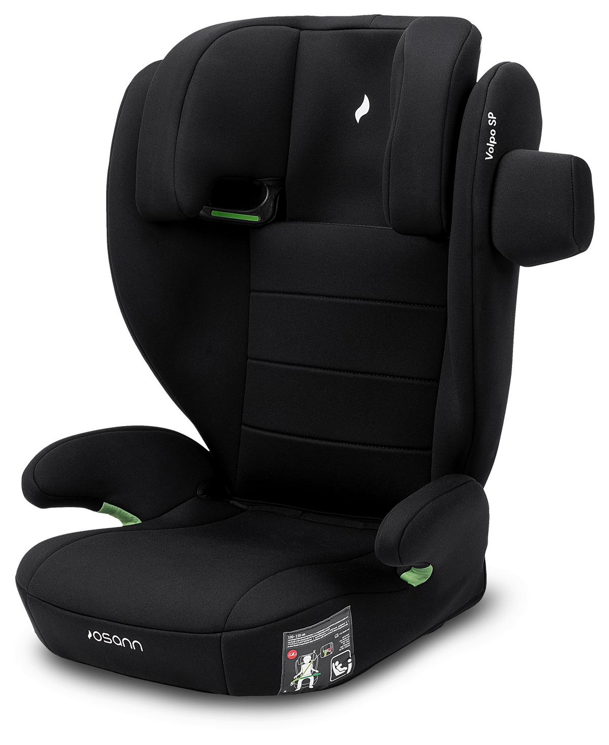 Kinderautositz Volpo Sp - Schwarz, Basics, Kunststoff (43/77/37cm) - Osann