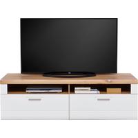 Tv-elem Auris - tölgyfa/fehér, Modern, faalapú anyag (163/50/50cm) - Luca Bessoni