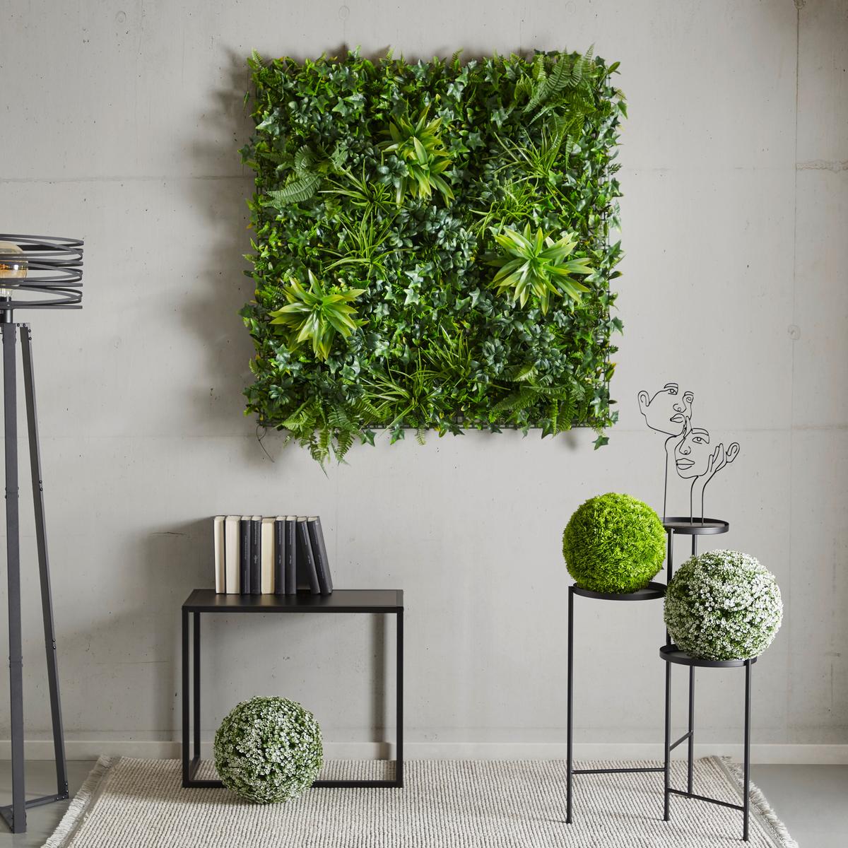 Kunstpflanze Grün L: 100 Cm Raul - Grün, MODERN, Kunststoff (100/100cm) - Luca Bessoni