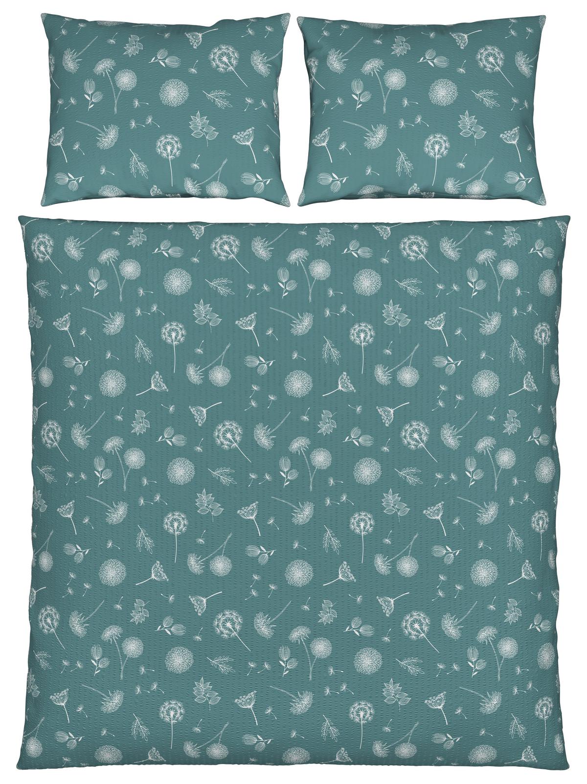 POVLEČENÍ PUSTEBLUME XXL - modrá, Konvenční, textil (200/220cm) - Modern Living