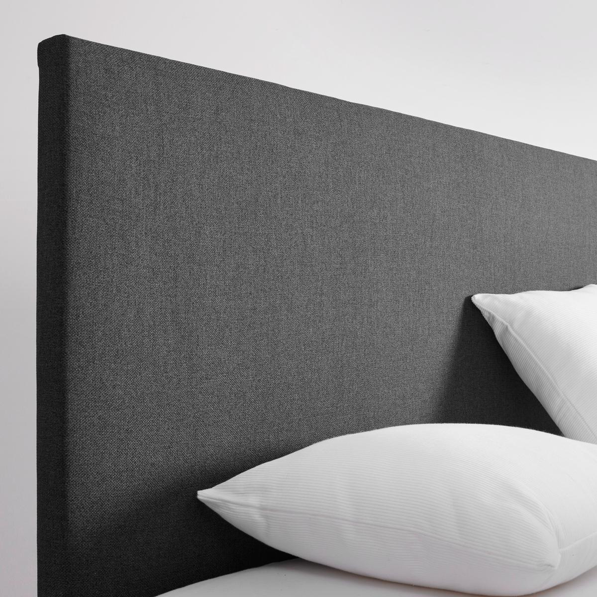 Boxspringová postel FLORIN, 140x200, šedá - šedá, Moderní, kompozitní dřevo/textil (140/200cm)