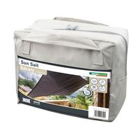 Gartensonnensegel Balkon-Repet Grau - Grau, Basics, Textil (170/270cm)