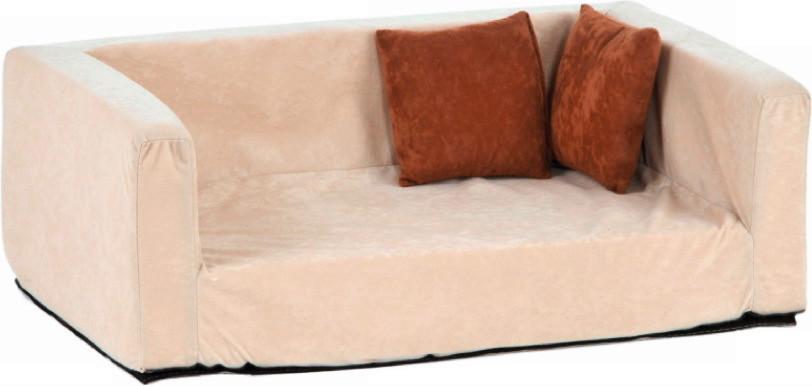 Hundesofa Buddy LxBxH 70x42x25 cm Braun/Creme - Creme/Braun, KONVENTIONELL, Textil (70/42/25cm)