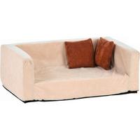 Hundesofa Buddy LxBxH 70x42x25 cm Braun/Creme - Creme/Braun, KONVENTIONELL, Textil (70/42/25cm)