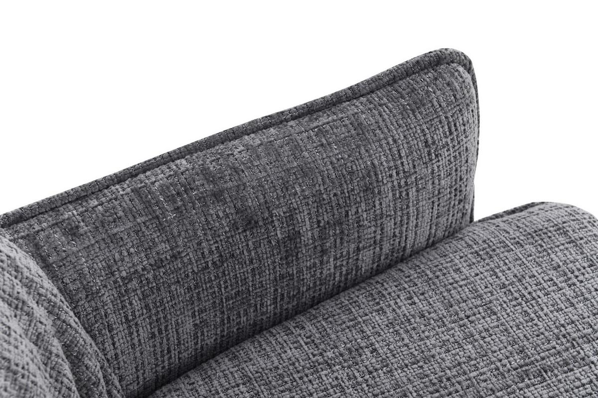Armlehnstuhl Aria Grau/Schwarz B: 57 cm - Schwarz/Grau, MODERN, Holz/Textil (57/90/67cm) - Livetastic