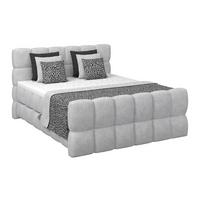 Boxspringbett Brisbane inkl. Bettkasten 180x220 - Champagner/Schwarz, Trend, Holz/Holzwerkstoff (180/220cm) - Sembella