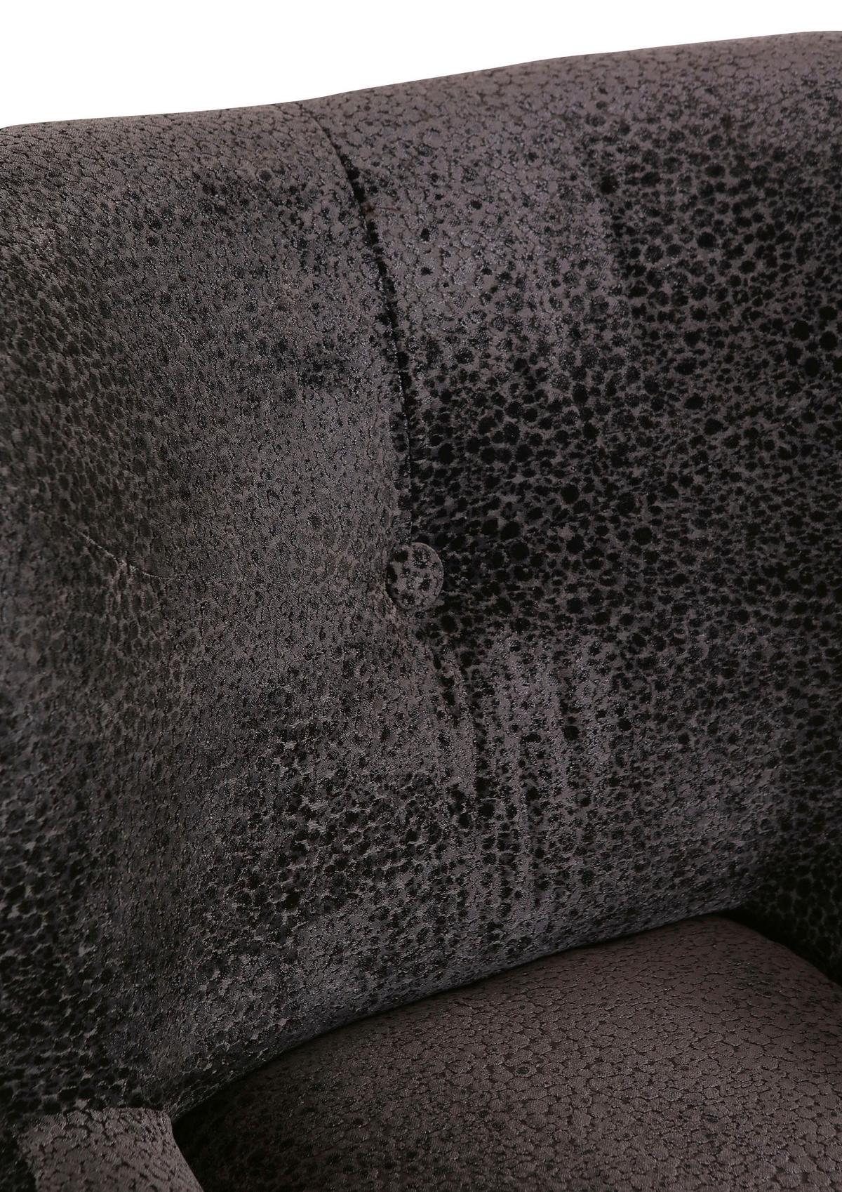 Sessel Fano - Anthrazit/Schwarz, Design, Textil (90/93/92cm) - Livetastic