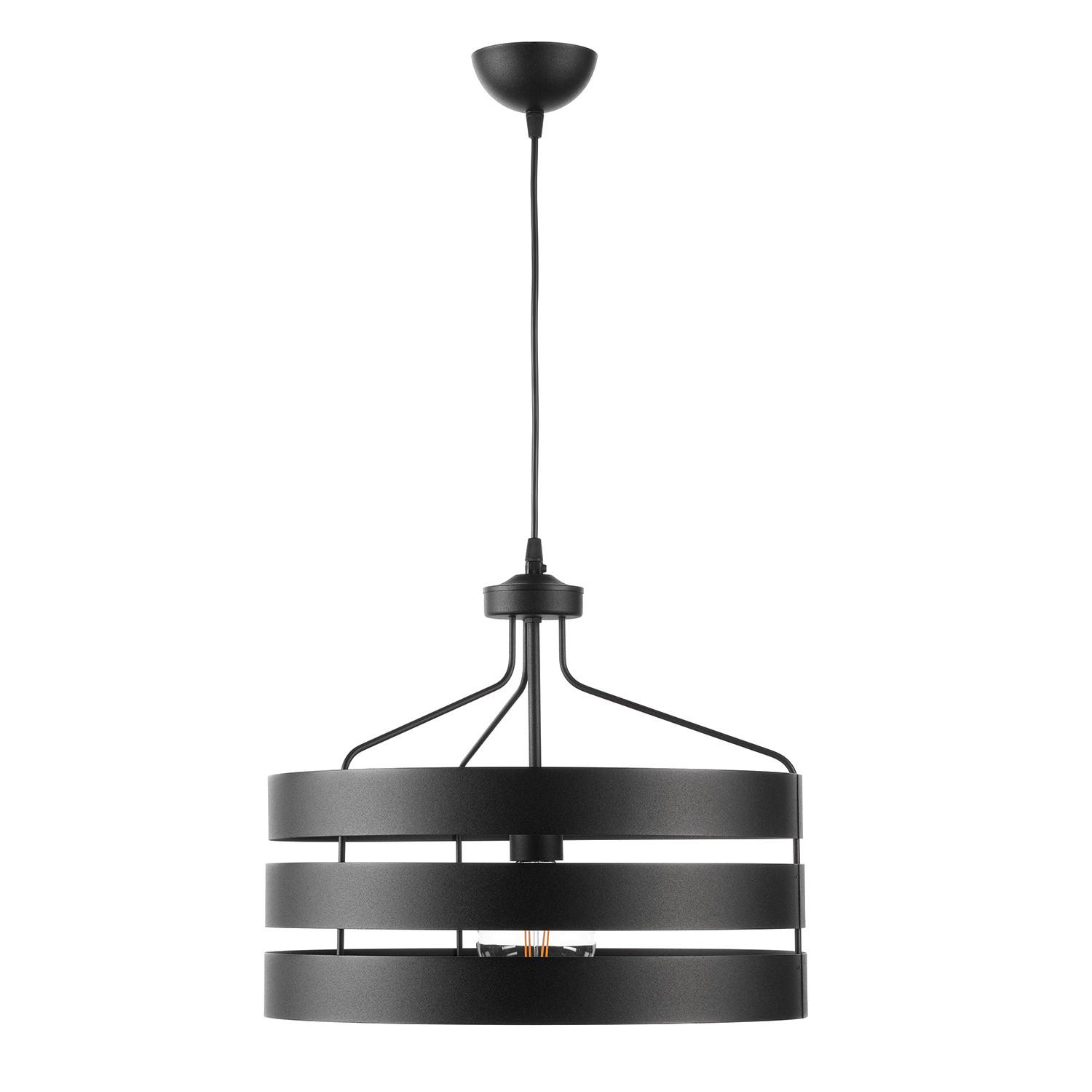 Pendelleuchte 5028/Sgn - Schwarz, Design, Metall (45/120cm)