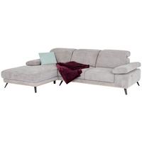 Ecksofa Royce verstellbar Taupe 194x283 cm - Taupe/Schwarz, MODERN, Textil (194/283cm)