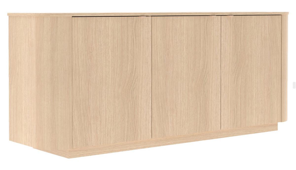Sideboard Adriatico Eichefarben B: 181 Cm - Eichefarben, Design, Holzwerkstoff (181/76/43cm) - MID.YOU