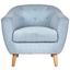 Relaxsessel Oslo - Naturfarben/Hellblau, LIFESTYLE, Holz/Textil (81/74/77cm) - Ombra Relaxsessel Oslo - Naturfarben/Hellblau, LIFESTYLE, Holz/Textil (81/74/77cm) - Ombra