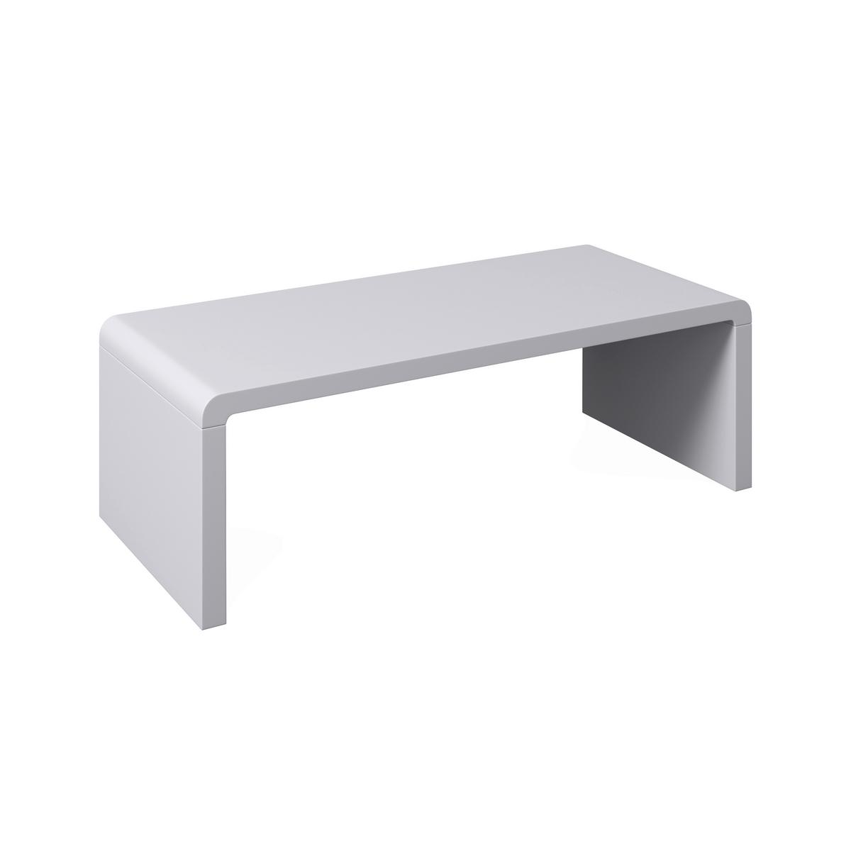 Konferenční stolek Linea, krémová, š: 110 cm - krémová, Moderní, kompozitní dřevo (110/38/50cm)