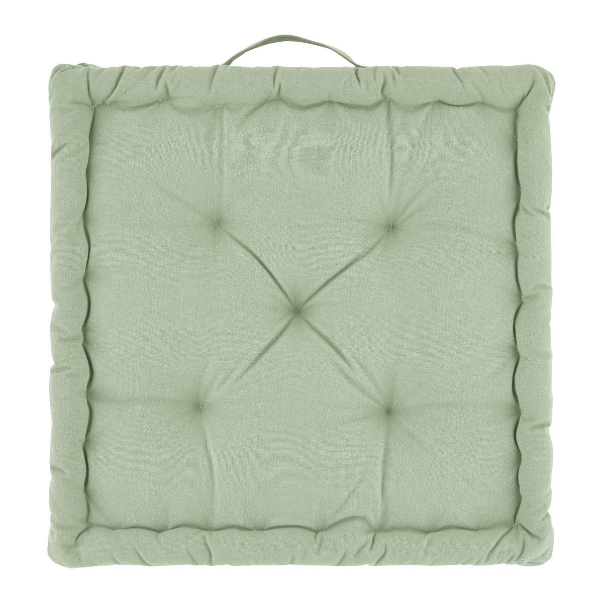 POLŠTÁŘ NA BOX BO - světle zelená, textil (40/40/6cm) - Mömax