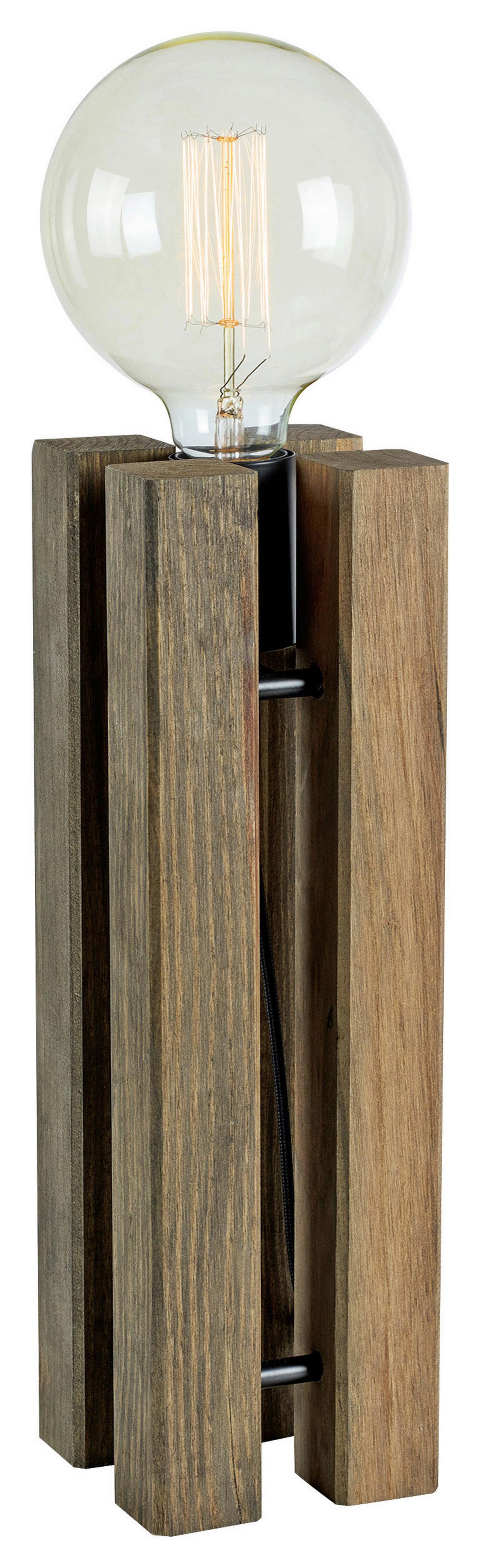 Tischleuchte Braun, 40w, E27 - Braun, Basics (11/36/11cm) - Markslöjd