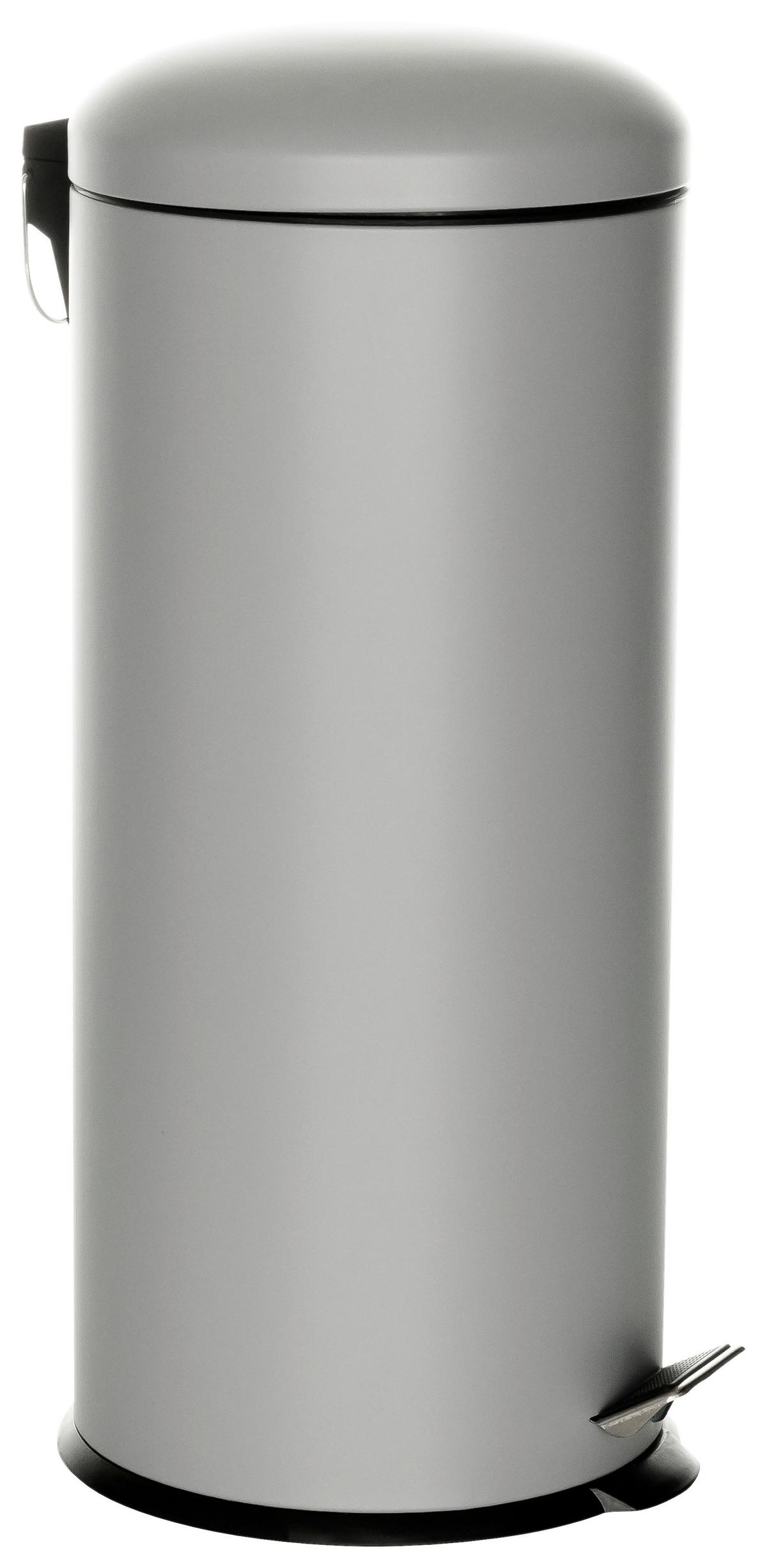 Abfallsammler Clean Viii - Schwarz/Grau, Basics, Kunststoff/Metall (30/69/30cm) - MID.YOU